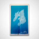 Islay Type-map Tea towel