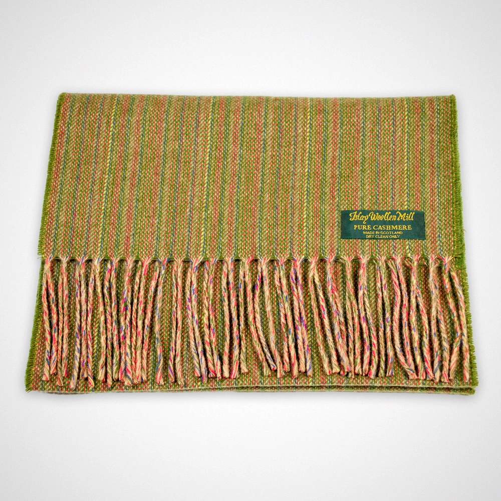 Striped Cashmere Scarf - Image 2