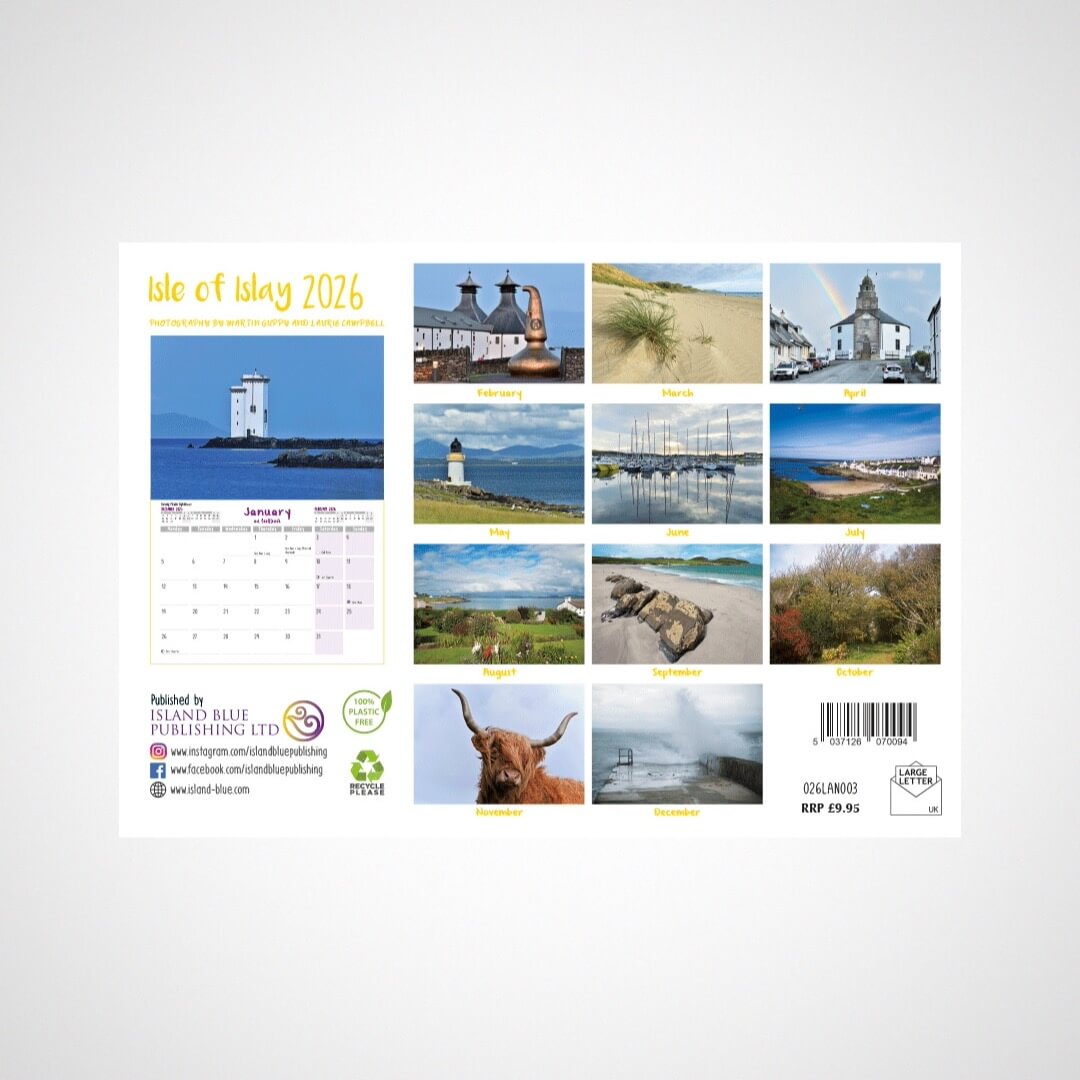 Islay 2026 Calendar back page