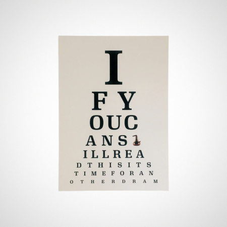 Whisky Eye Test Poster