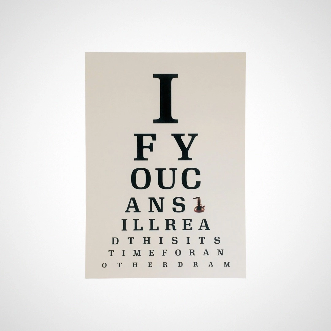 Whisky Eye Test Poster