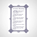 Celtic Blessing Tea towel