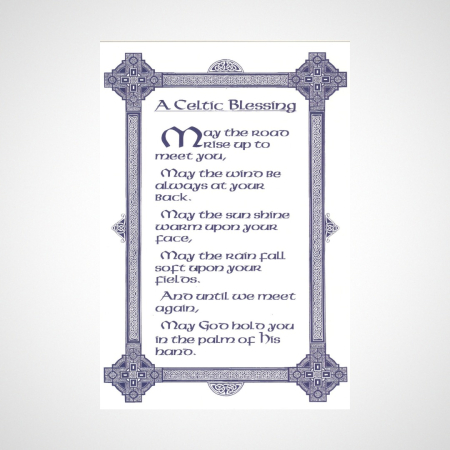 Celtic Blessing Tea towel