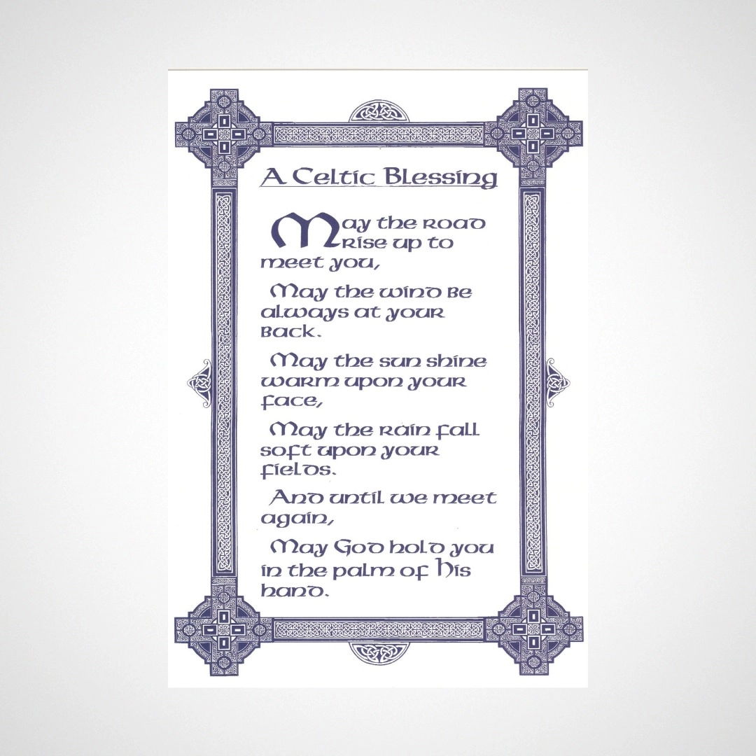 Celtic Blessing Tea towel