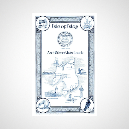 Isle of Islay Tea Towel