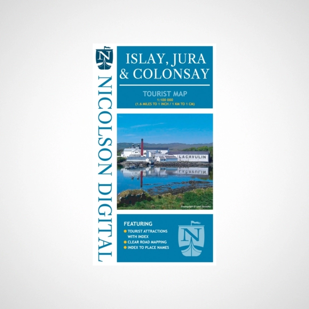 Islay, Jura & Colonsay Tourist Map