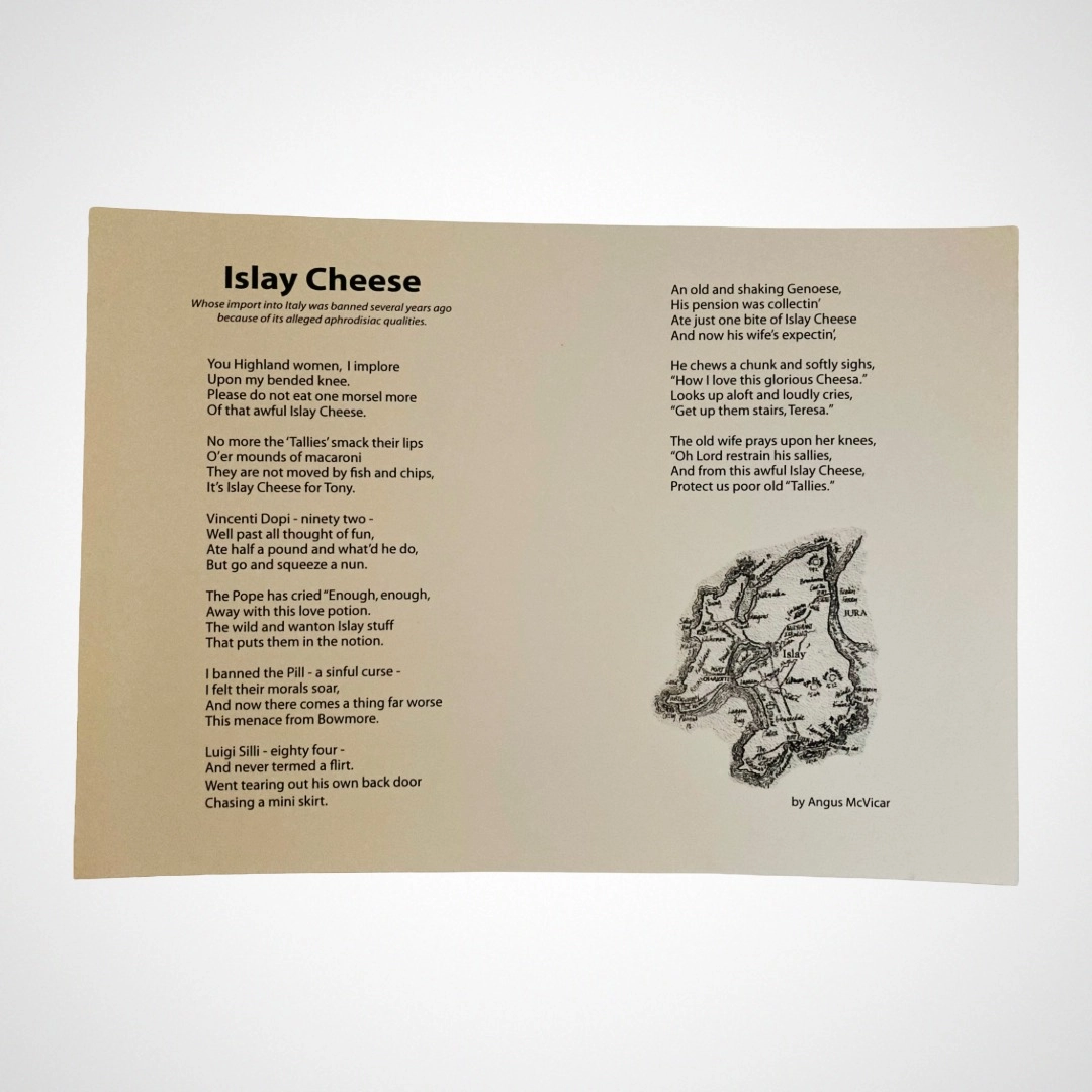 Islay Cheese Poem