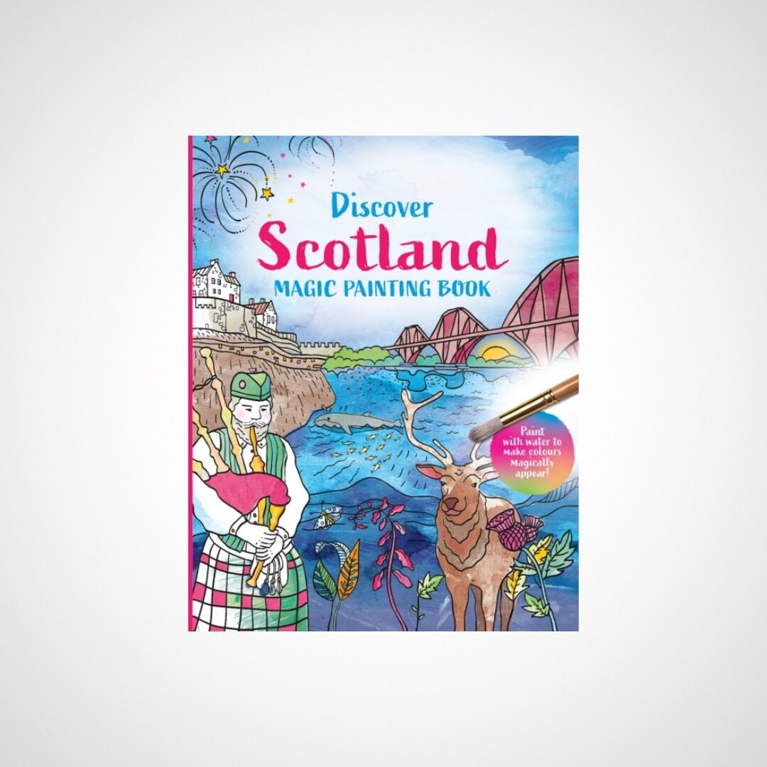 Discover Scotland: Magic Painting Book