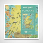 Whiskies Of Scotland 500 Piece Jigsaw Puzzle