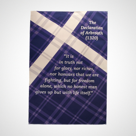 Declaration of Arbroath tea towel